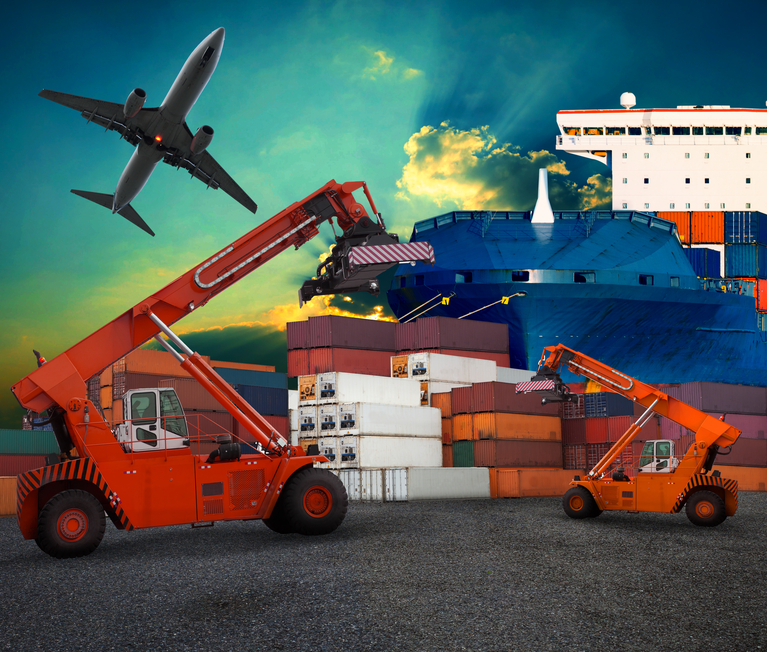 Freight Forwarding by land transport and air plane